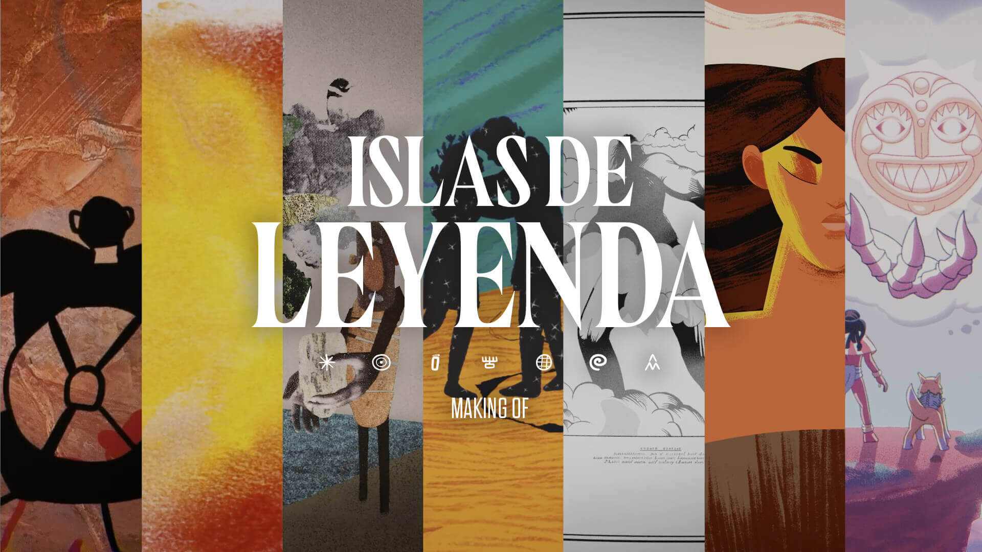 Video del making of que muestra el proceso creativo y elaboración del proyecto Islas de Leyenda.