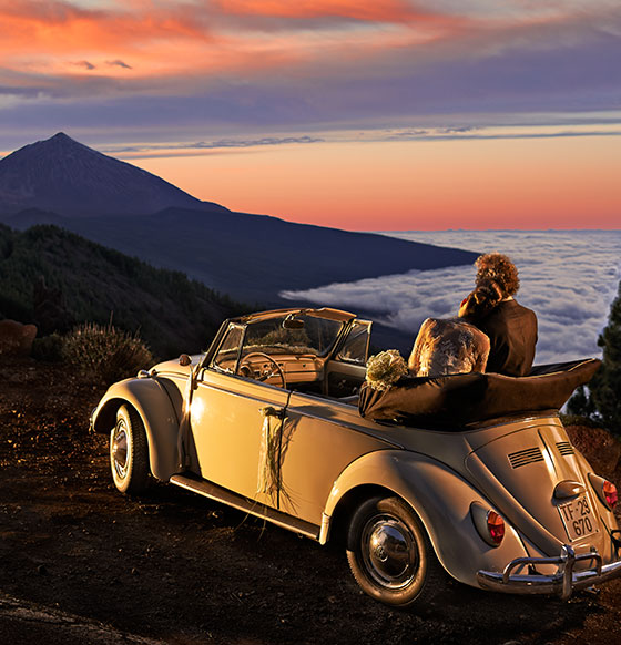 Atardecer el Teide