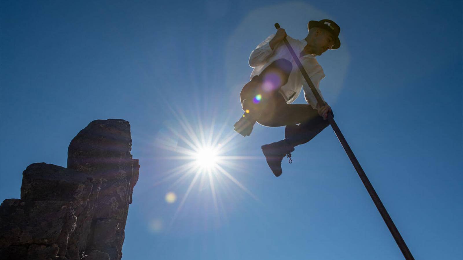 El impresionante salto del pastor Hola Islas Canarias