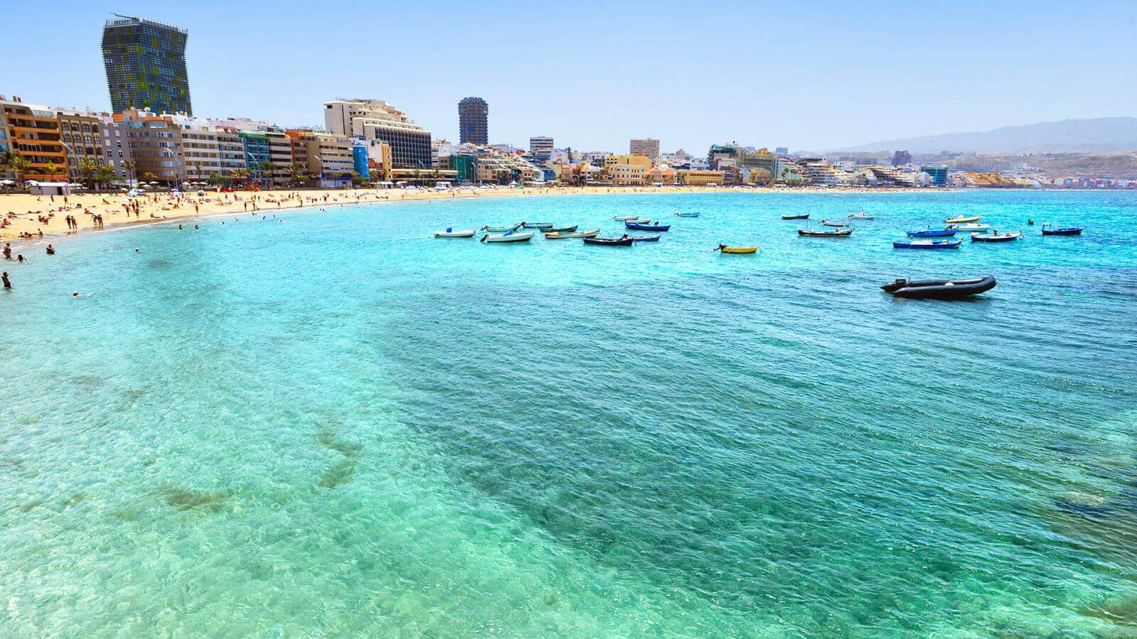 mapa Pase para saber almacenamiento Playa de Las Canteras | Hola Islas Canarias