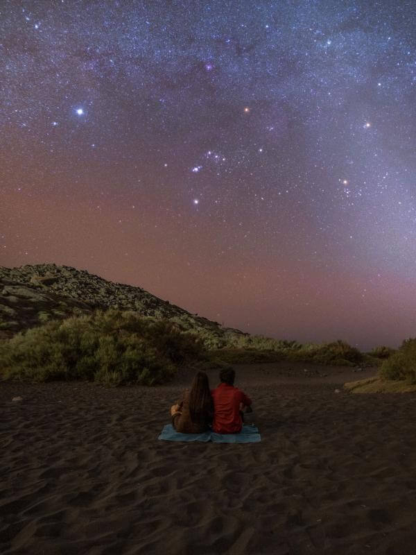 Estrellas en Playa del Inglés, La Gomera