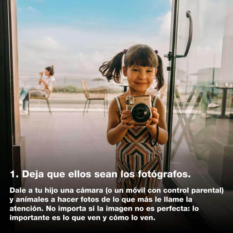 Deja que ellos sean los fotógrafos