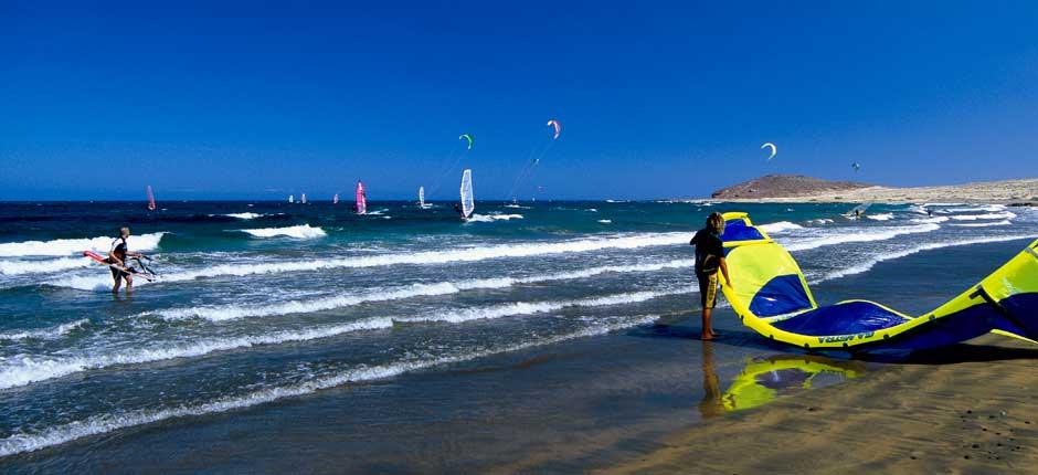 Kitesurf en playa de El Médano Spots de kitesurf de Tenerife