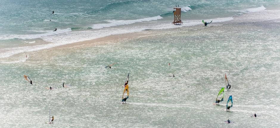 Kitesurf en playa de Sotavento Spots de kitesurf de Fuerteventura 