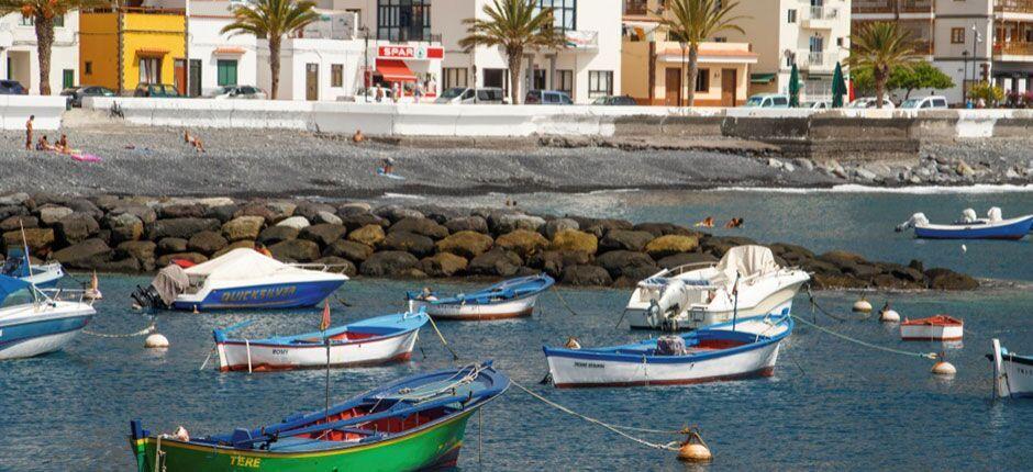 Playa de Santiago en La Gomera