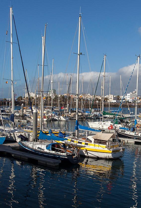 Puerto deportivo de Arrecife. Lanzarote.