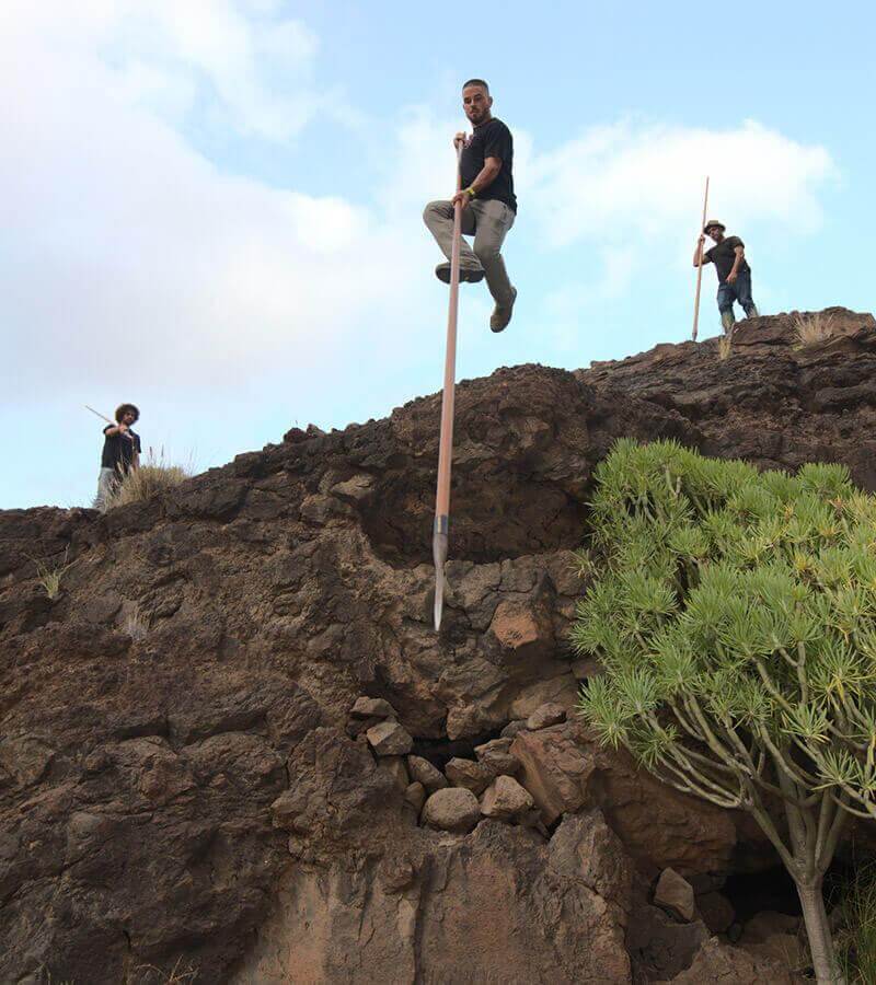 Salto del pastor. Gran Canaria.