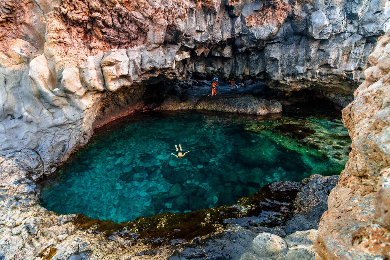 El Hierro. Charco Azul