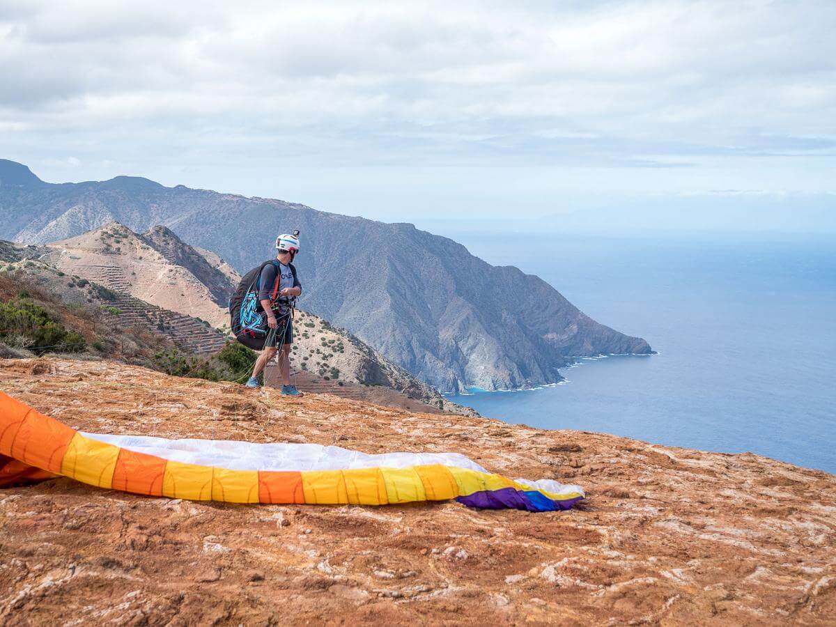 Parapente en Montaña El Cepo, La Gomera
