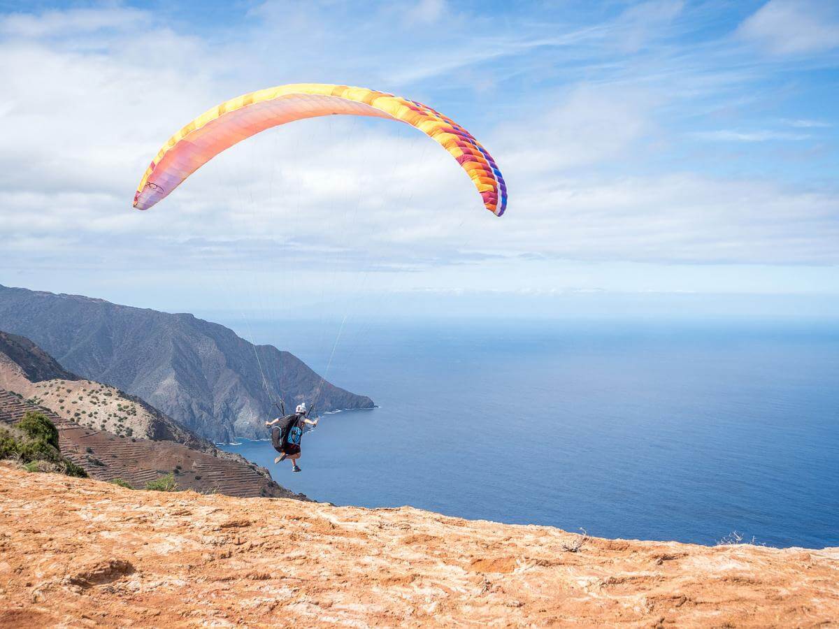 Parapente en Montaña El Cepo, La Gomera