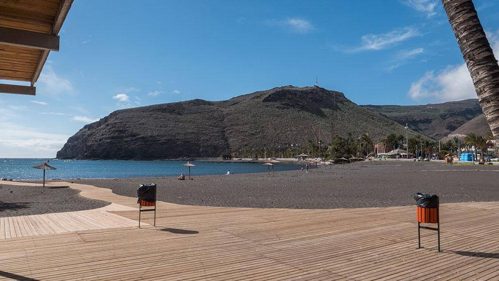 La Gomera. Playa de San Sebastián