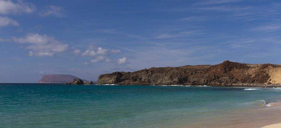 Playa de Las Conchas. Playas vírgenes de Lanzarote