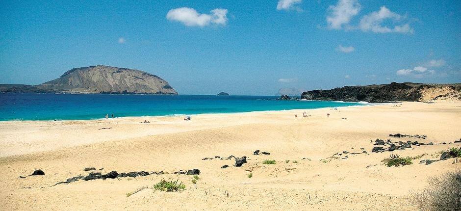 Playa de Las Conchas. Playas vírgenes de Lanzarote