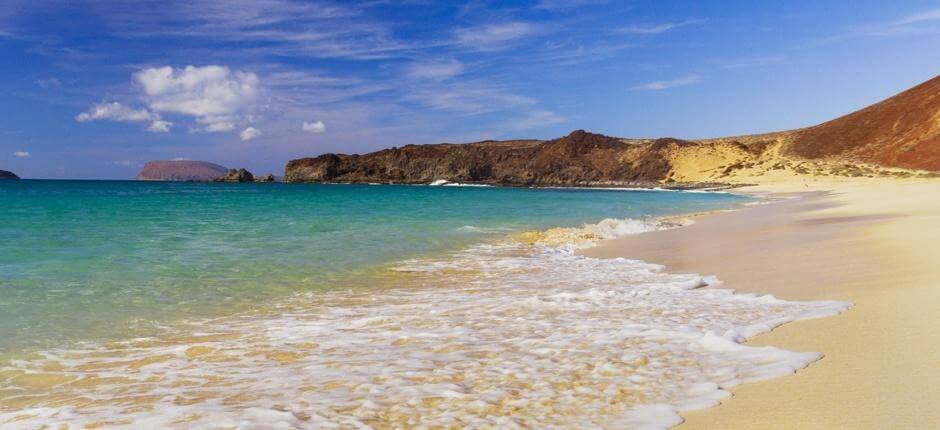 Playa de Las Conchas. Playas vírgenes de Lanzarote