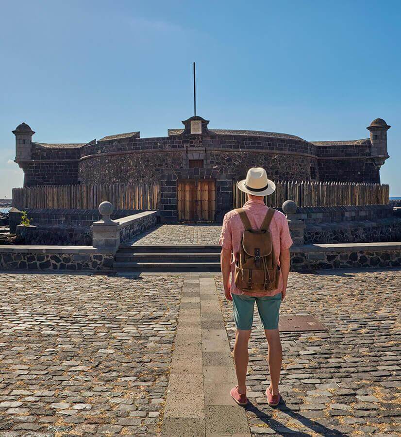 Castillo de San Juan Bautista. Castillo Negro. Tenerife.