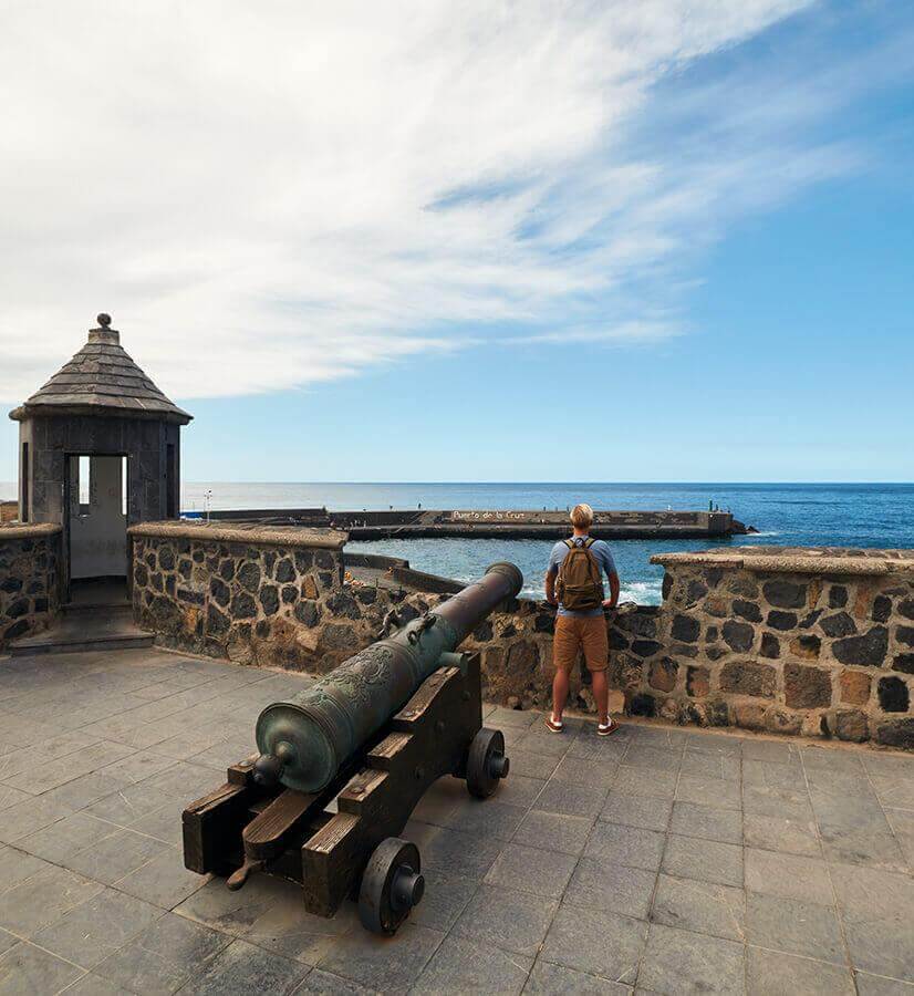 Muelle histórico del Puerto de la Cruz. Tenerife.