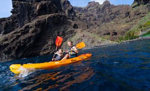 Actividades acuáticas en Los Gigantes