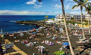 Playa de la Arena y Puerto Santiago