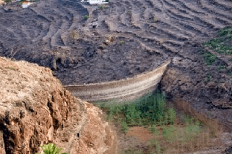 Presa en La Gomera